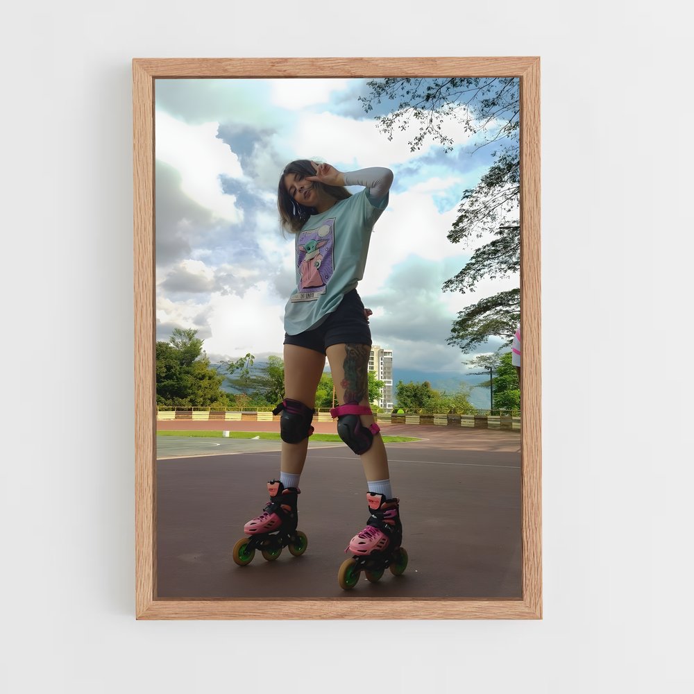 Poster Ride & Glide – affiche Roller (vue 4)